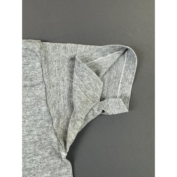 Rare True Vintage 80s 90s Sportswear Gray Blank Shirt Single Stitch USA Classic - Picture 3 of 7